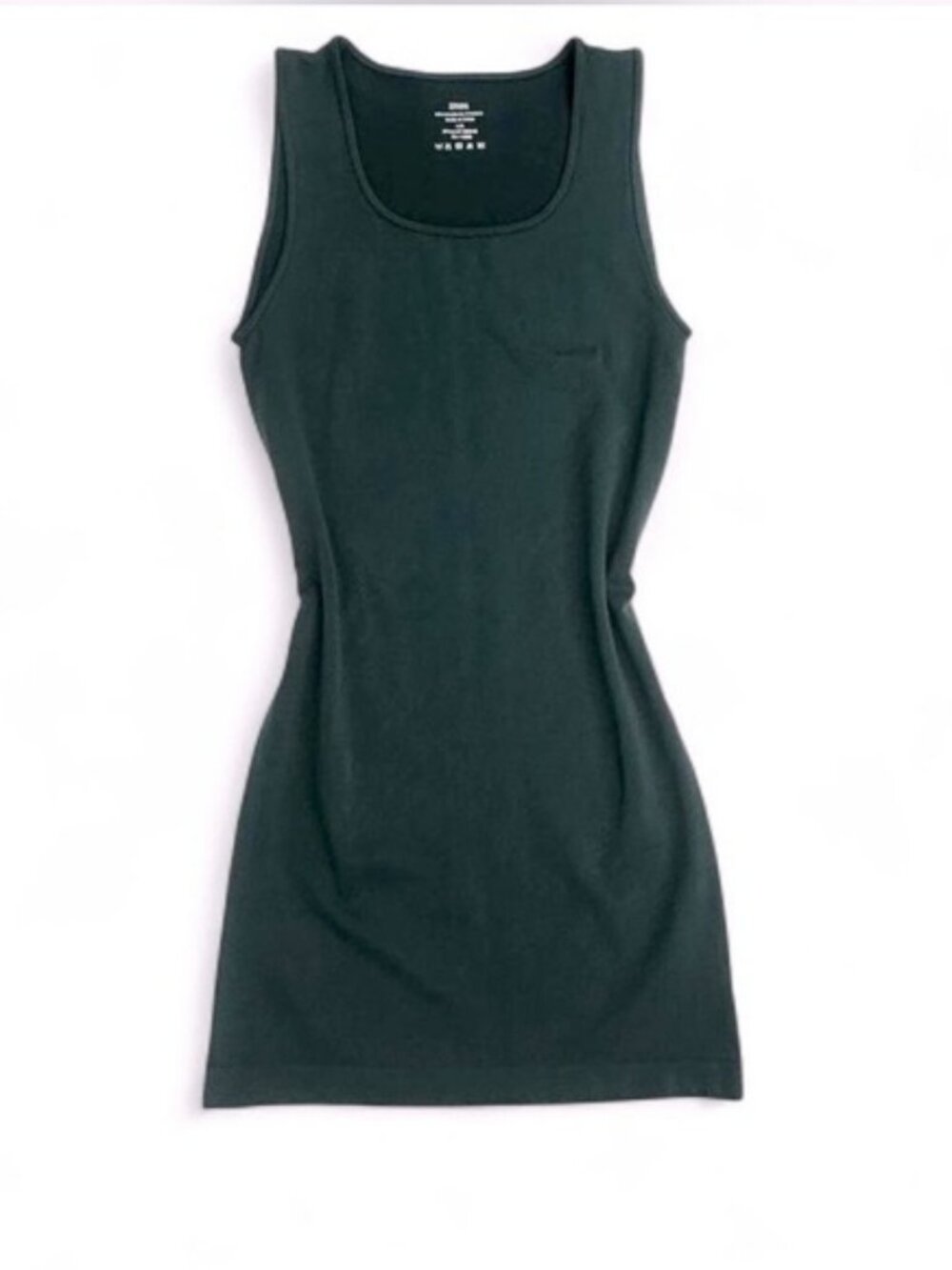🔥Zenana Emerald Green Sleeveless Mini Bodycon Dress New no tag​